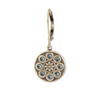 E1144B Crystal Mandala Earrings Baked Beads Jewelry - Earrings