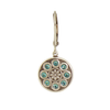 E1144D Crystal Mandala Earrings Baked Beads Jewelry - Earrings