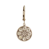 E1144W Crystal Mandala Earrings Baked Beads Jewelry - Earrings