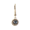 E1159B Vintage Crystal Earrings Baked Beads Jewelry - Earrings