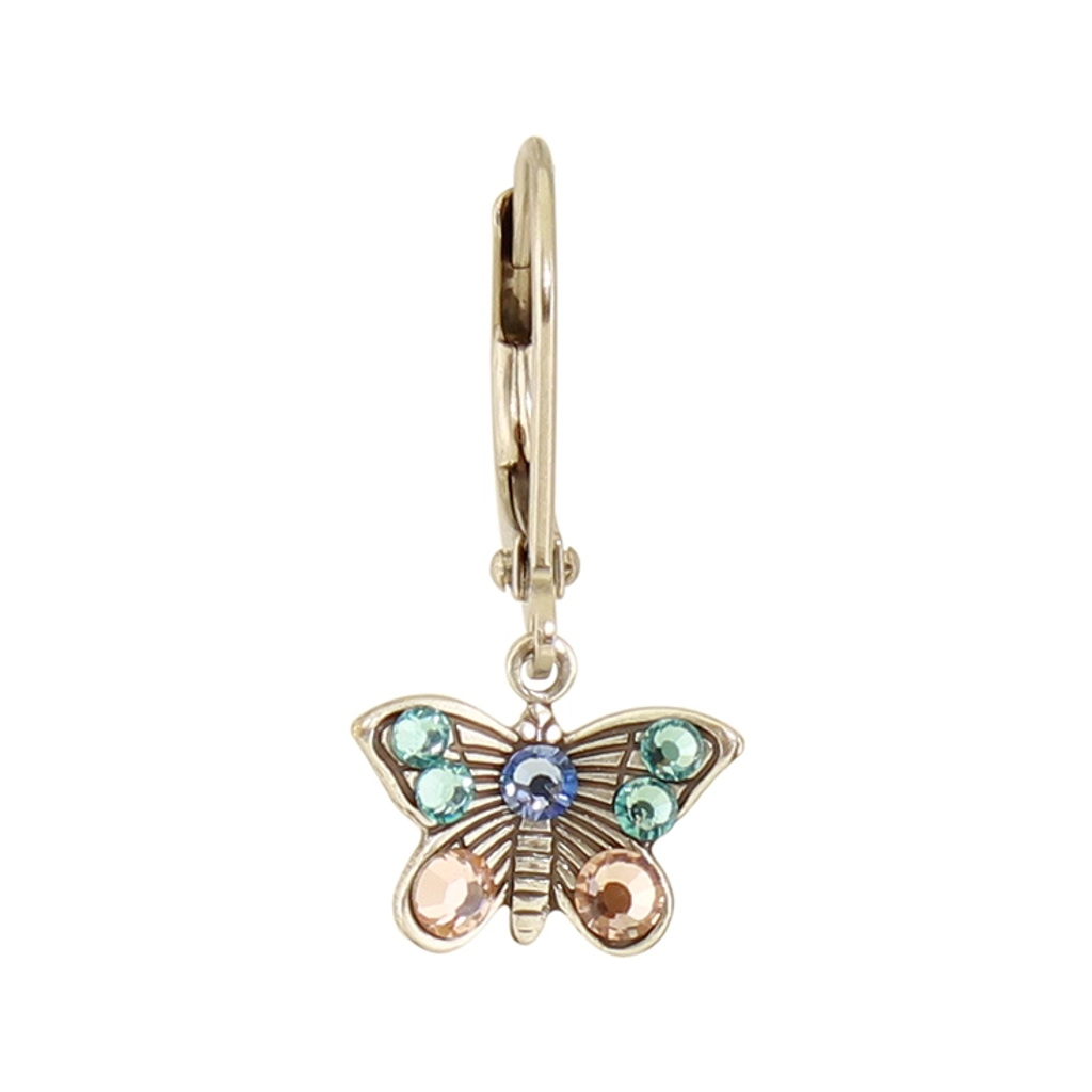 E1174K Crystal Butterfly Earrings Baked Beads Jewelry - Earrings
