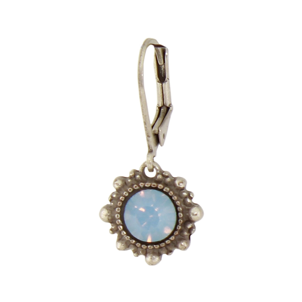 E1195B Granulated Crystal Earrings Baked Beads Jewelry - Earrings