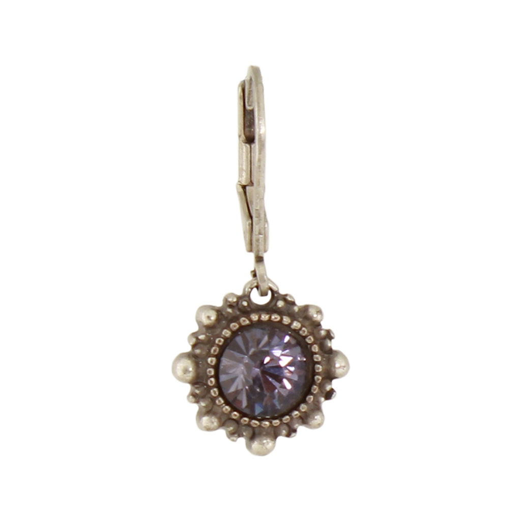 E1195F Granulated Crystal Earrings Baked Beads Jewelry - Earrings