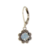 E1201B Filigree Flower Earrings Baked Beads Jewelry - Earrings