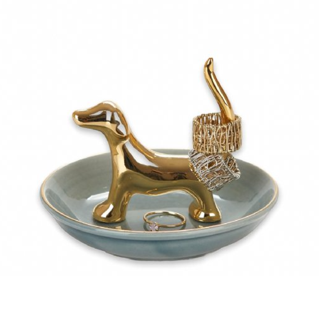 Dog ring holder online dish