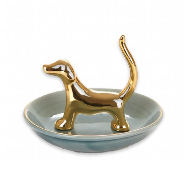 Bassoto Dog Ring Holder Dish Balvi Home - Decorative Trays, Plates, & Bowls