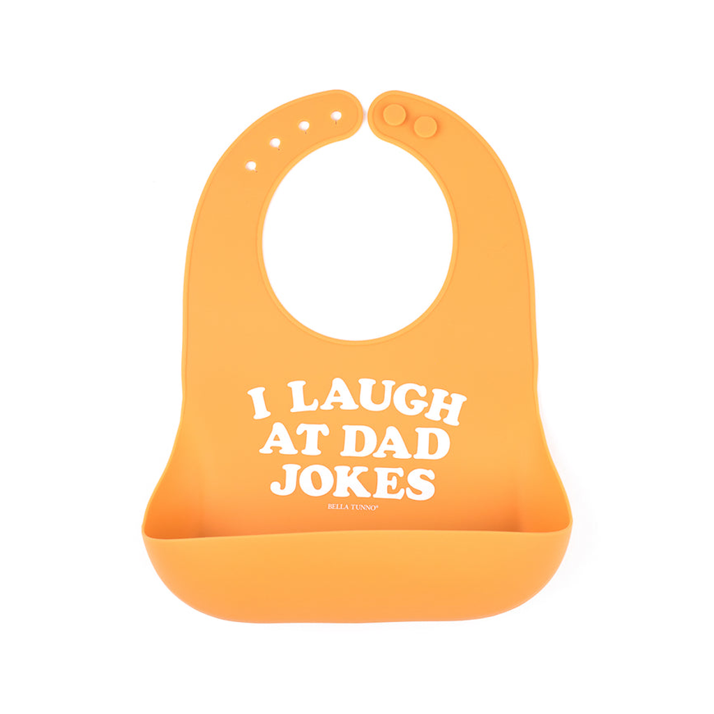 Wonder Bib - I Laugh At Dad Jokes Bella Tunno Baby & Toddler - Nursing & Feeding - Bibs & Burp Cloths