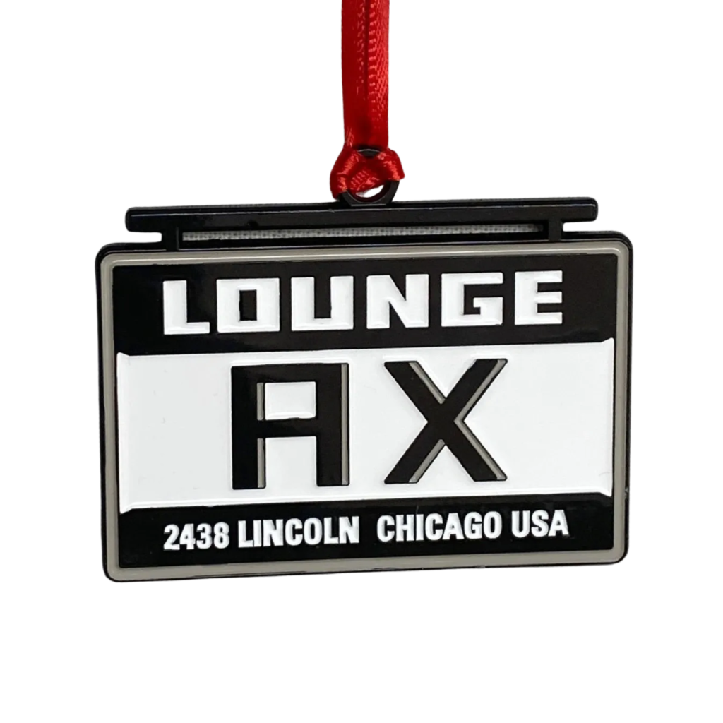Lounge Ax Chicago Landmark Ornaments Big League Pins Holiday - Ornaments