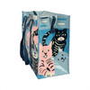 Happy Cats Shoulder Tote Blue Q Apparel & Accessories - Bags - Reusable Shoppers & Tote Bags