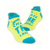 Chase The Laser Sneaker Socks - Unisex Blue Q Apparel & Accessories - Socks - Adult - Unisex