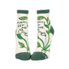 Plants Get Me Ankle Socks - Womens Blue Q Apparel & Accessories - Socks - Womens
