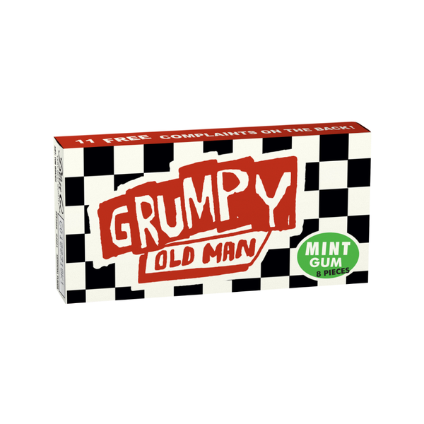 Grumpy Old Man Gum Blue Q Candy & Gum