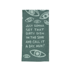 Just Gonna Set That Dirty Dish In The Sink Dish Towel Blue Q Home - Kitchen - Kitchen Cloths & Dish Towels