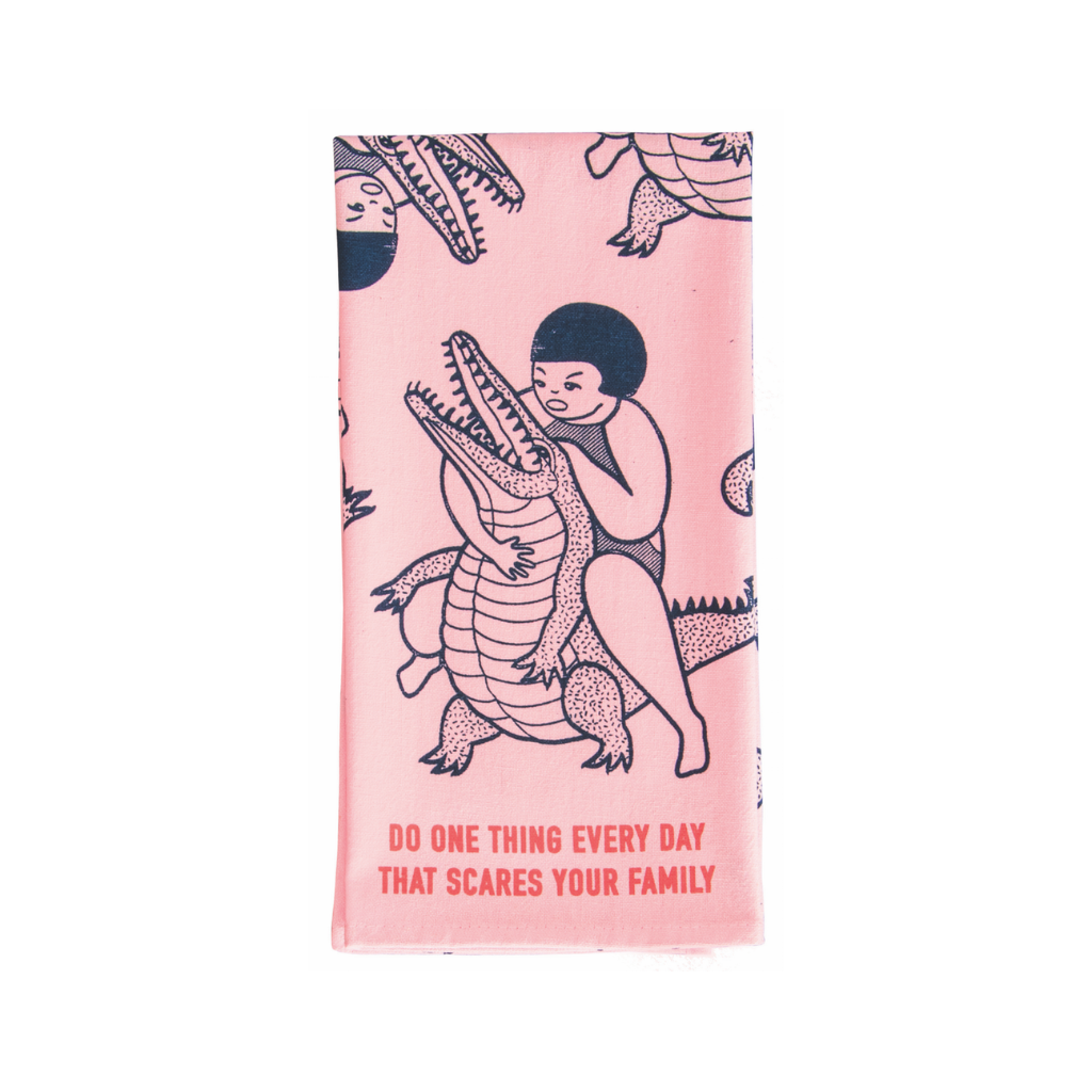 Scare Your Family Dish Towel