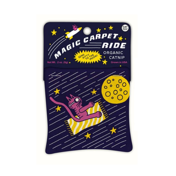 MAGIC CARPET RIDE Catnip Cat Toys Blue Q Home - Pet