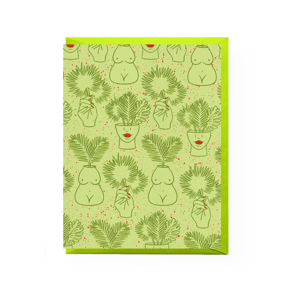 Botanical Bodies Blank Card Boss Dotty Paper Co Cards - Any Occasion