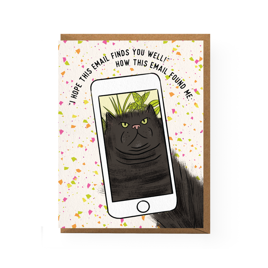 How This Email Found Me Blank Card Boss Dotty Paper Co Cards - Any Occasion