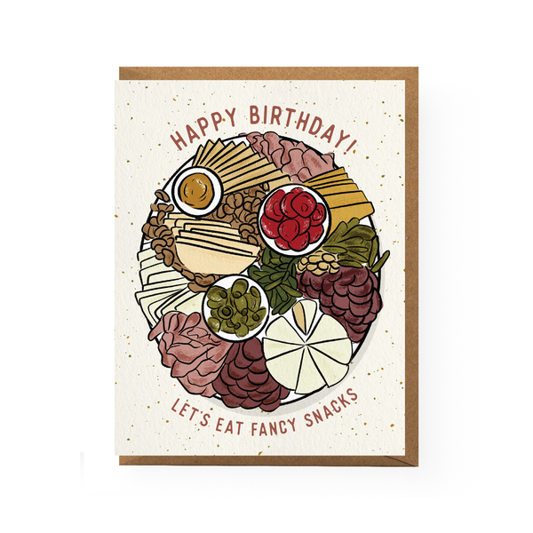 Charcuterie Board Birthday Card Boss Dotty Paper Co Cards - Birthday