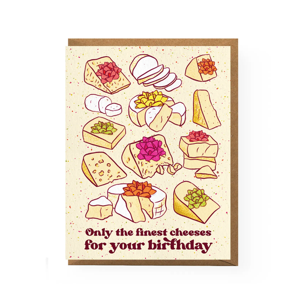 Cheese Birthday Card Boss Dotty Paper Co Cards - Birthday