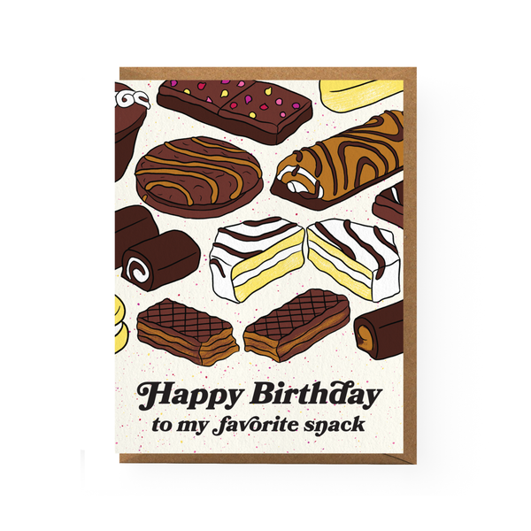 Snack Cake Birthday Card Boss Dotty Paper Co Cards - Birthday