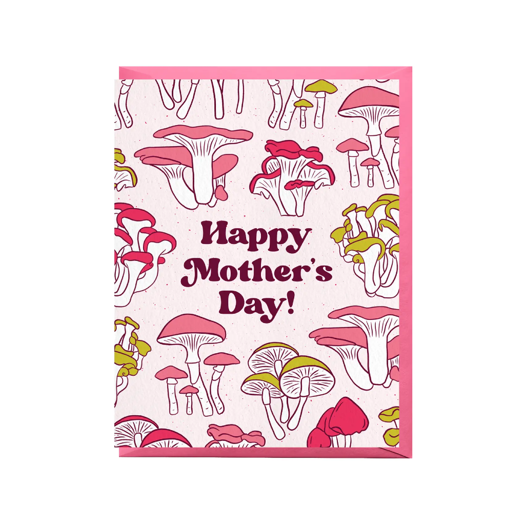 Mushroom Mother's Day Card Boss Dotty Paper Co Cards - Holiday - Mother's Day