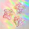 Mushroom Suncatcher - Set Of 3 Boss Dotty Paper Co Home - Garden - Suncatchers