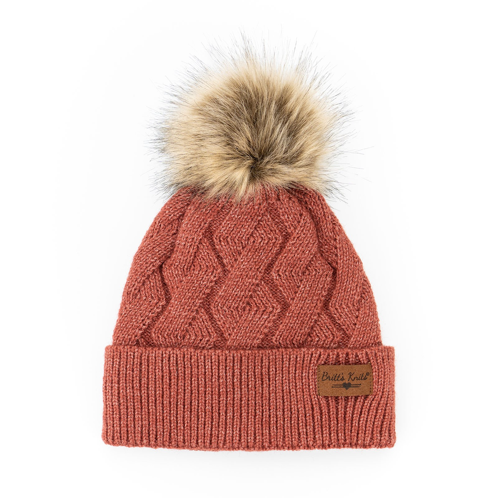 CIDER Mainstay Plush-Lined Pom Hat - Womens Britt's Knits Apparel & Accessories - Winter - Adult - Hats
