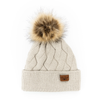 OATMEAL Mainstay Plush-Lined Pom Hat - Womens Britt's Knits Apparel & Accessories - Winter - Adult - Hats