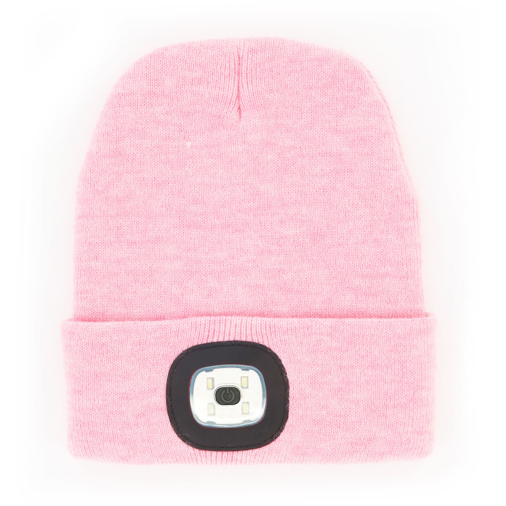 PINK Brightside Collection Rechargeable LED Beanie Hat - Womens Britt's Knits Apparel & Accessories - Winter - Adult - Hats
