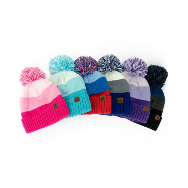 Mainstay Plush-Lined Pom Hat - Womens
