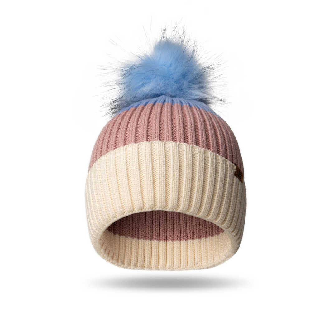 BLUE Wonderland Pom Hats - Kids Britt's Knits Apparel & Accessories - Winter - Kids - Hats