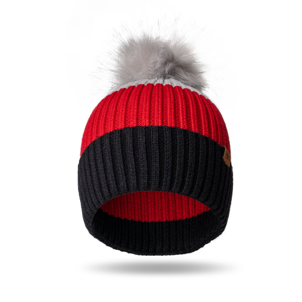 GRAY Wonderland Pom Hats - Kids Britt's Knits Apparel & Accessories - Winter - Kids - Hats