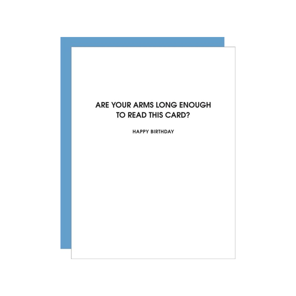 Arms Long Enough Birthday Card Chez Gagne Cards - Birthday