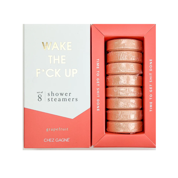 Wake The F*ck Up Shower Steamers Chez Gagne Home - Bath & Body - Bath Fizzers & Salts