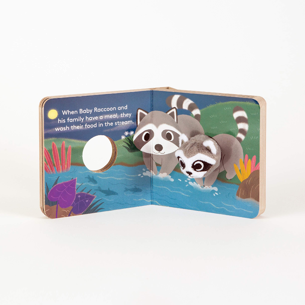 Baby Racoon Finger Puppet Book Chronicle Books Books - Baby & Kids