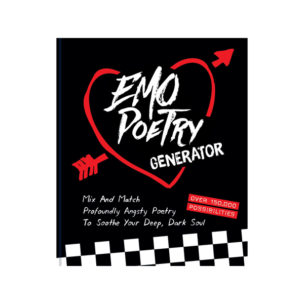 Emo Poetry Generator Book Chronicle Books Books