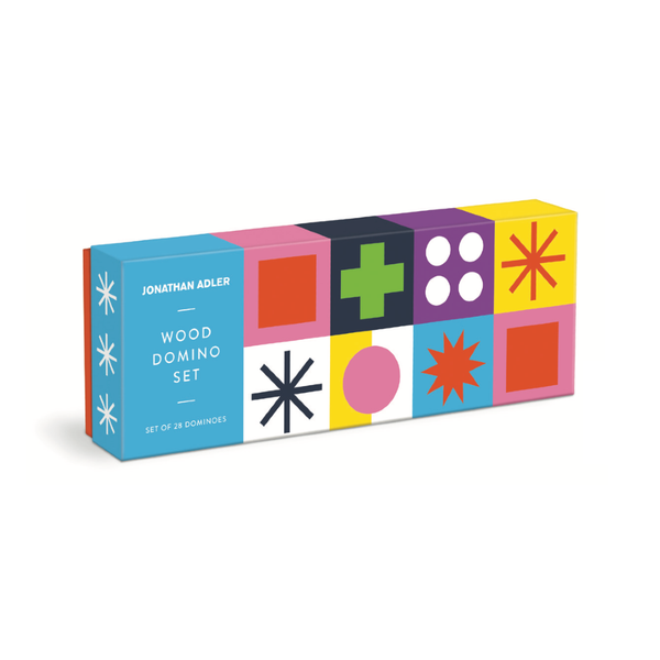 Jonathan Adler Helsinki Wood Domino Set Chronicle Books - Galison Toys & Games - Puzzles & Games - Games