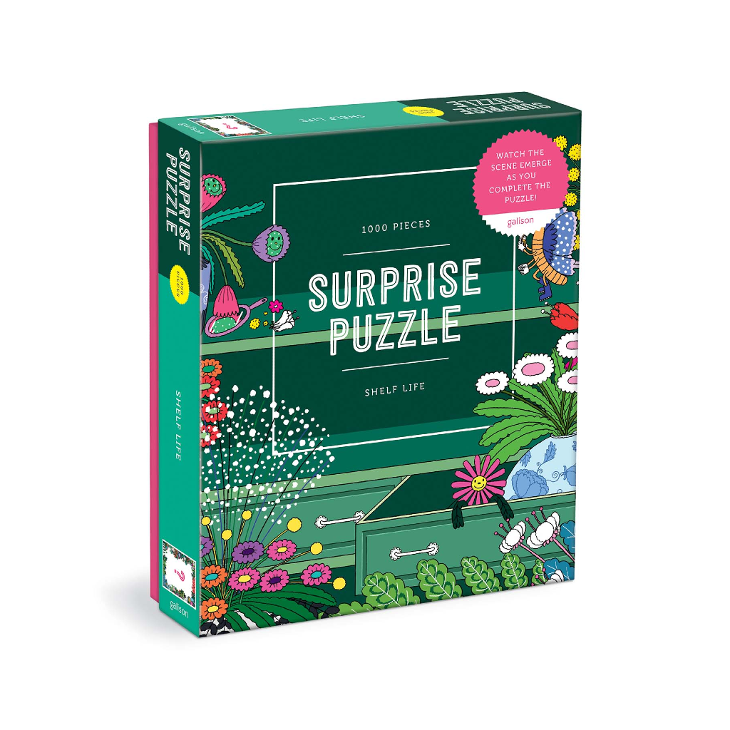 Shelf Life Surprise 1000 Piece Jigsaw Puzzle Chronicle Books - Galison Toys & Games - Puzzles & Games - Jigsaw Puzzles