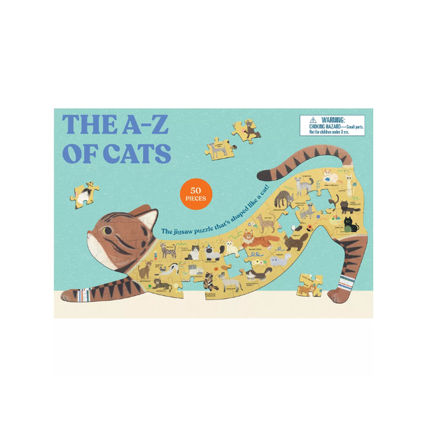 The A To Z Of Cats 58 Piece Jigsaw Puzzle Chronicle Books - Laurence King Toys & Games - Puzzles & Games - Jigsaw Puzzles