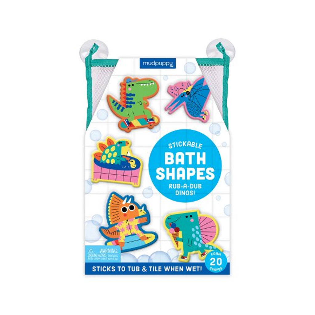 Rub A Dub Dinos Stickable Foam Bath Shapes Chronicle Books - Mudpuppy Baby & Toddler - Baby Toys & Activity Equipment