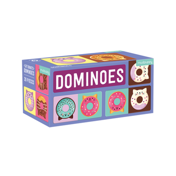 Cat Donut Domino Chronicle Books - Mudpuppy Toys & Games - Puzzles & Games - Games