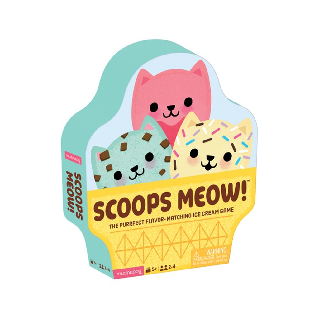 Scoops Meow Game Chronicle Books - Mudpuppy Toys & Games - Puzzles & Games - Games
