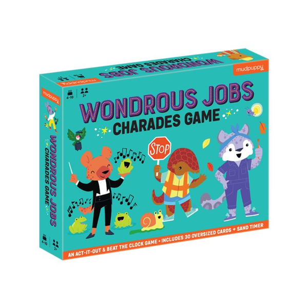 Wondrous Jobs Charades Chronicle Books - Mudpuppy Toys & Games - Puzzles & Games - Games