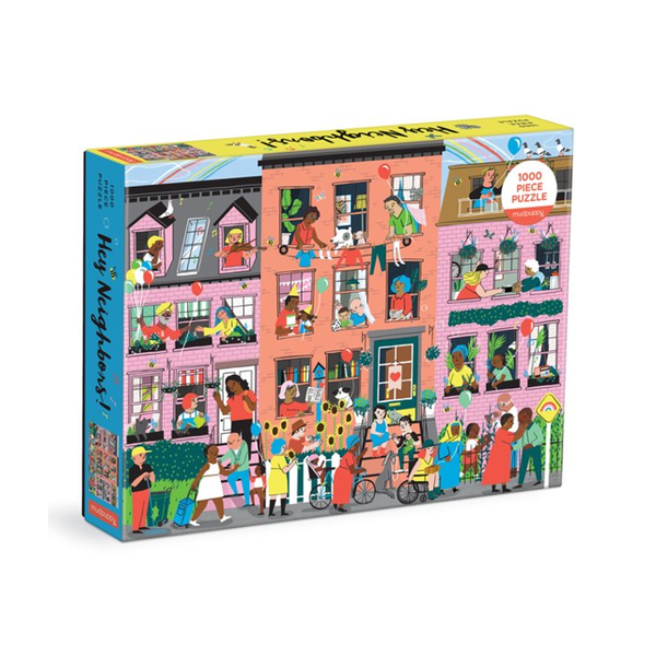 Hey Neighbors 1000 Piece Jigsaw Puzzle Chronicle Books - Mudpuppy Toys & Games - Puzzles & Games - Jigsaw Puzzles