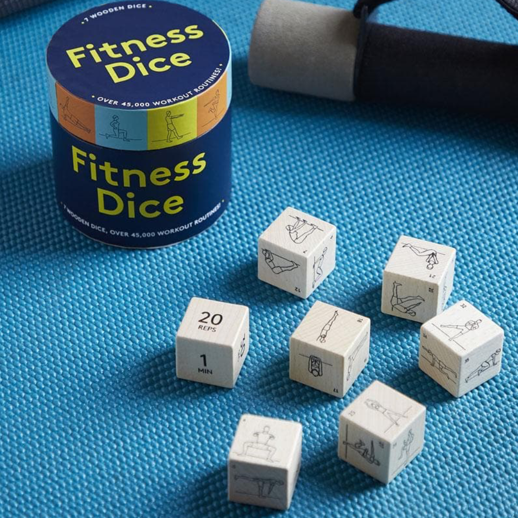 Fitness Dice Game Chronicle Books Toys & Games - Puzzles & Games