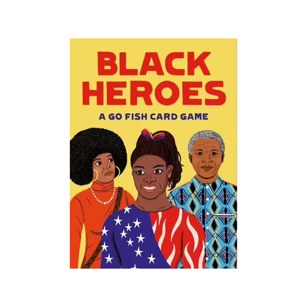 Black Heroes Go Fish Card Game Chronicle Books Toys & Games - Puzzles & Games - Games