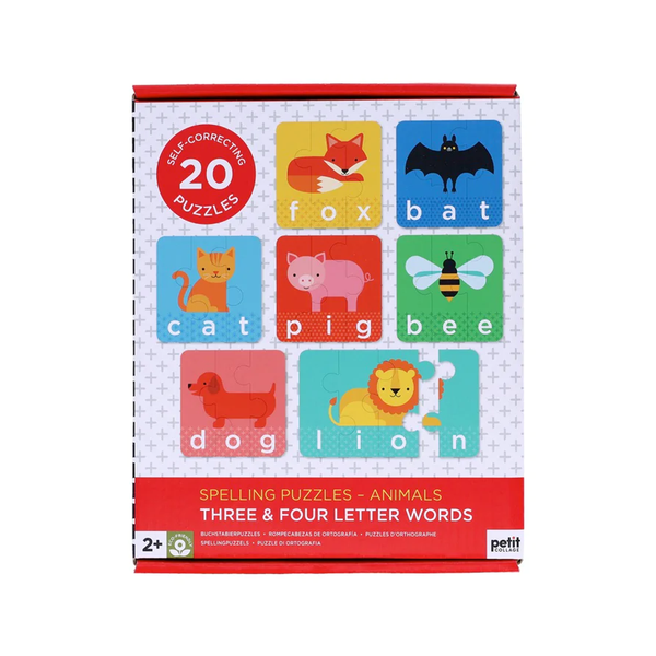 Animals Spelling 60+ Piece Jigsaw Puzzle Chronicle Books Toys & Games - Puzzles & Games - Jigsaw Puzzles