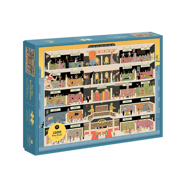 In the Bookstore 1000 Piece Jigsaw Puzzle Chronicle Books Toys & Games - Puzzles & Games - Jigsaw Puzzles