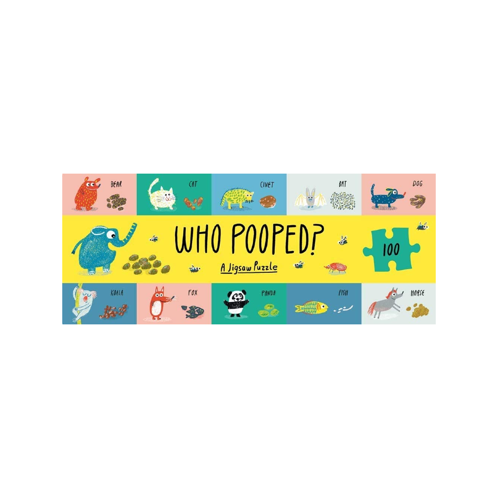 Who Pooped? 100 Piece Jigsaw Puzzle Chronicle Books Toys & Games - Puzzles & Games - Jigsaw Puzzles