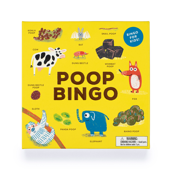 Poop Bingo Game Chronicle Books Toys & Games - Puzzles & Games